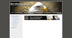 Desktop Screenshot of newattorneysearch.com